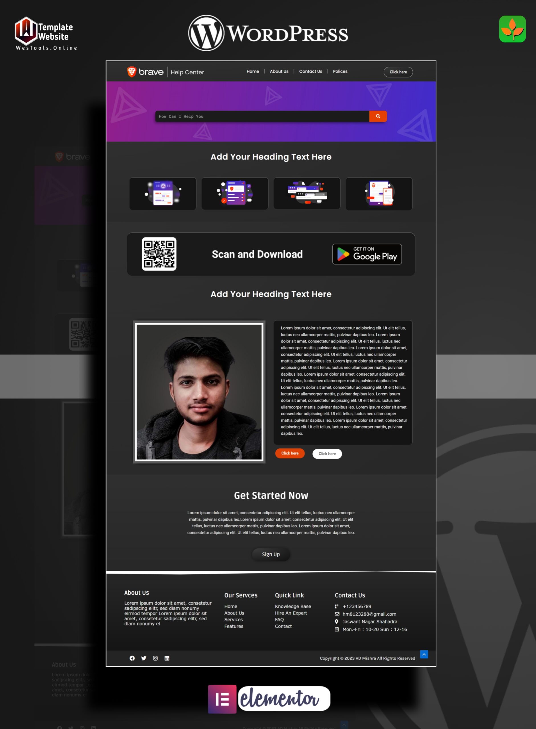 Podcasta-Elementor Template for Podcast Website 3