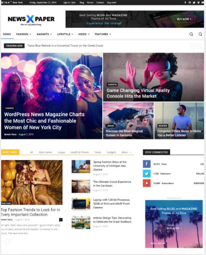 WordPress Newspaper Themes