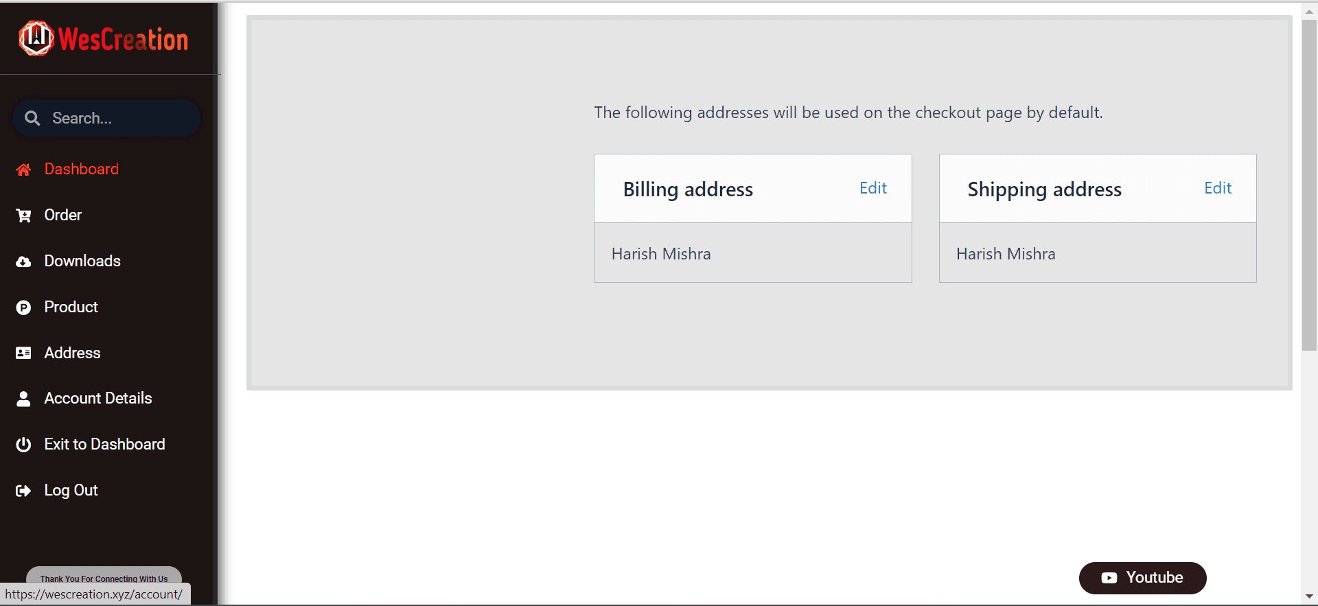 WooCommerce My Account Page Elementor Template 2 WooCommerce My Account Page Elementor Template 1