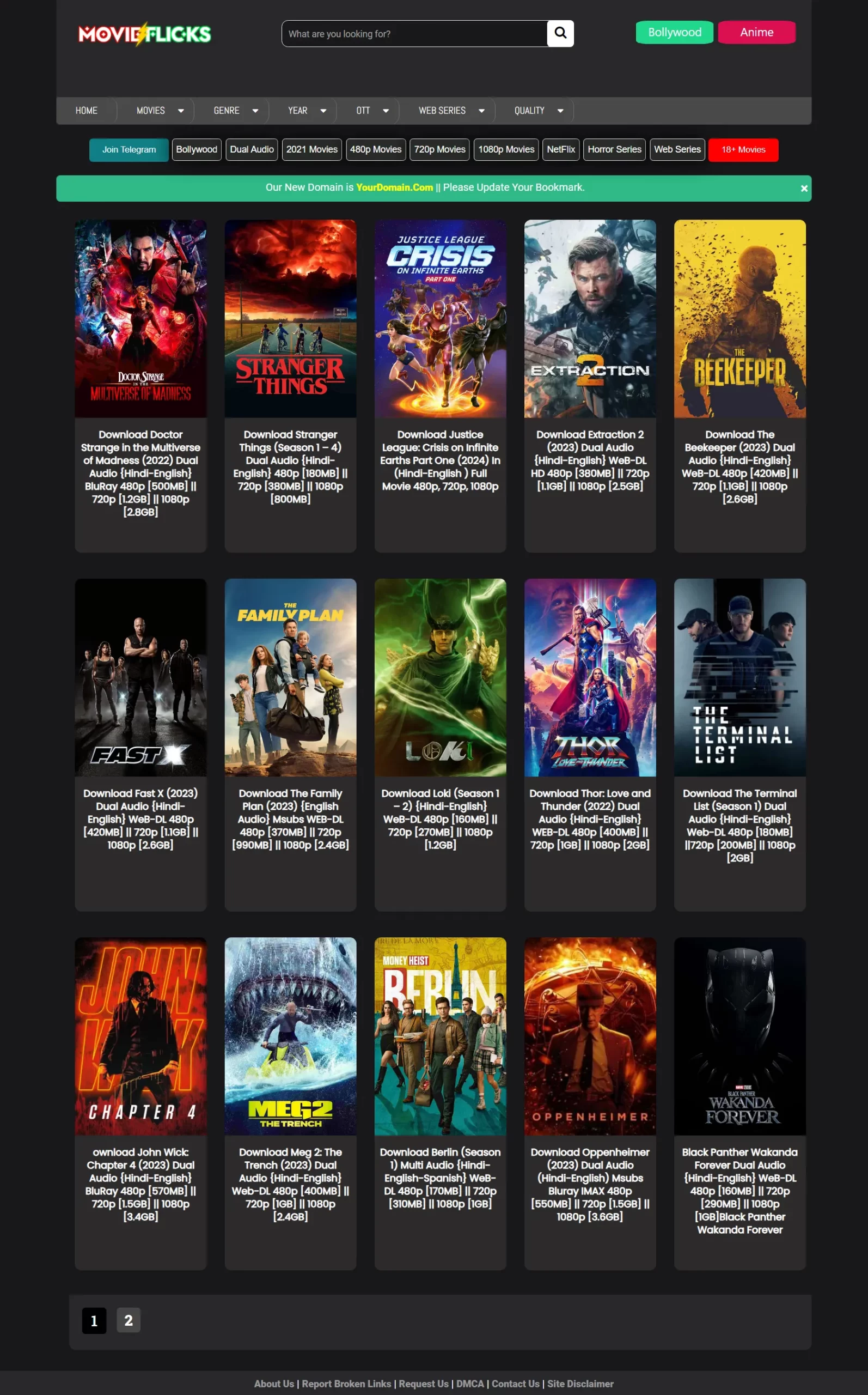 MovieFlicks Wordpress Movies Theme V4.0.1