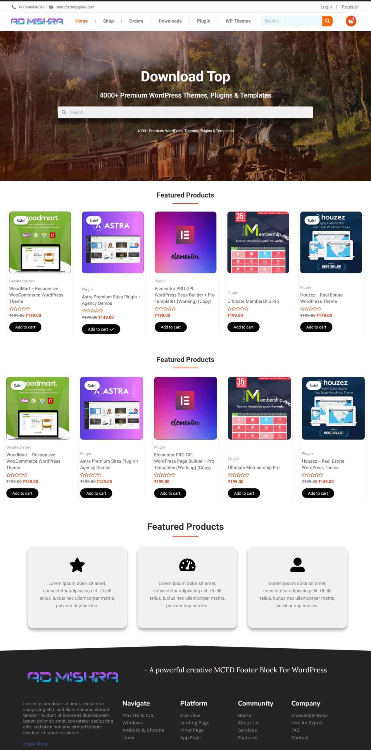 Digi Ecommerce - Elementor Template for Wordpress