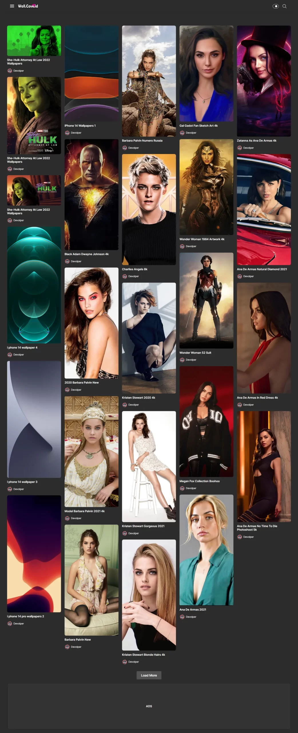Wallcaves Premium Blogger Movie Template 2024