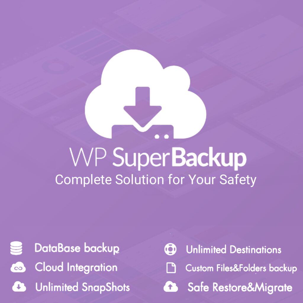 Super Backup & Clone v2.3.3 - Migration Plugin for WordPress