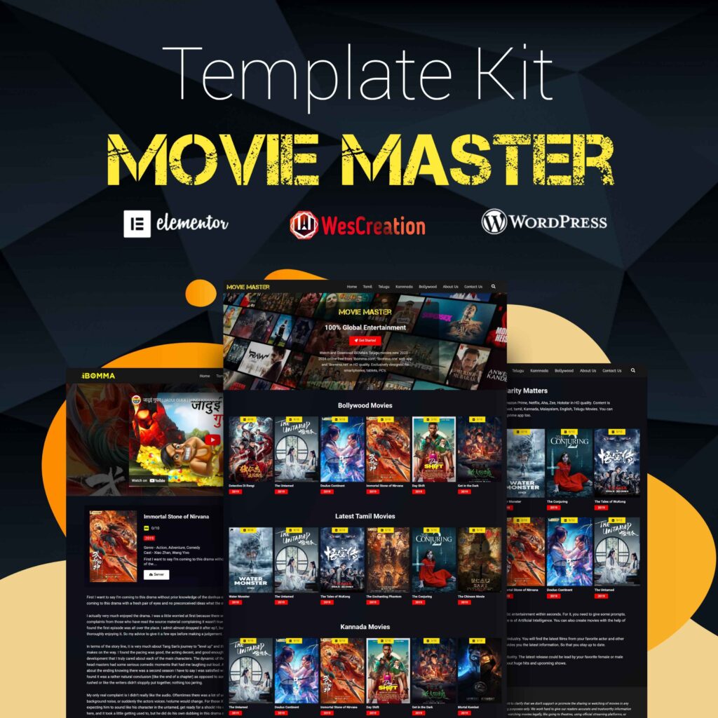 Movie theme for wordpress