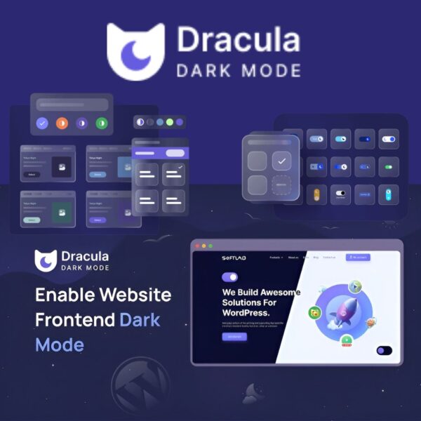Dracula Dark Mode (PRO) WordPress Plugin