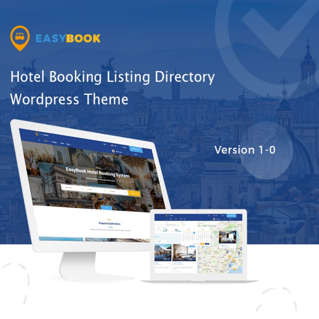 EasyBook – Hotel & Tour Booking WordPress Theme