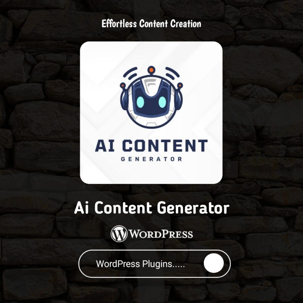 content generator wordpress plugin
