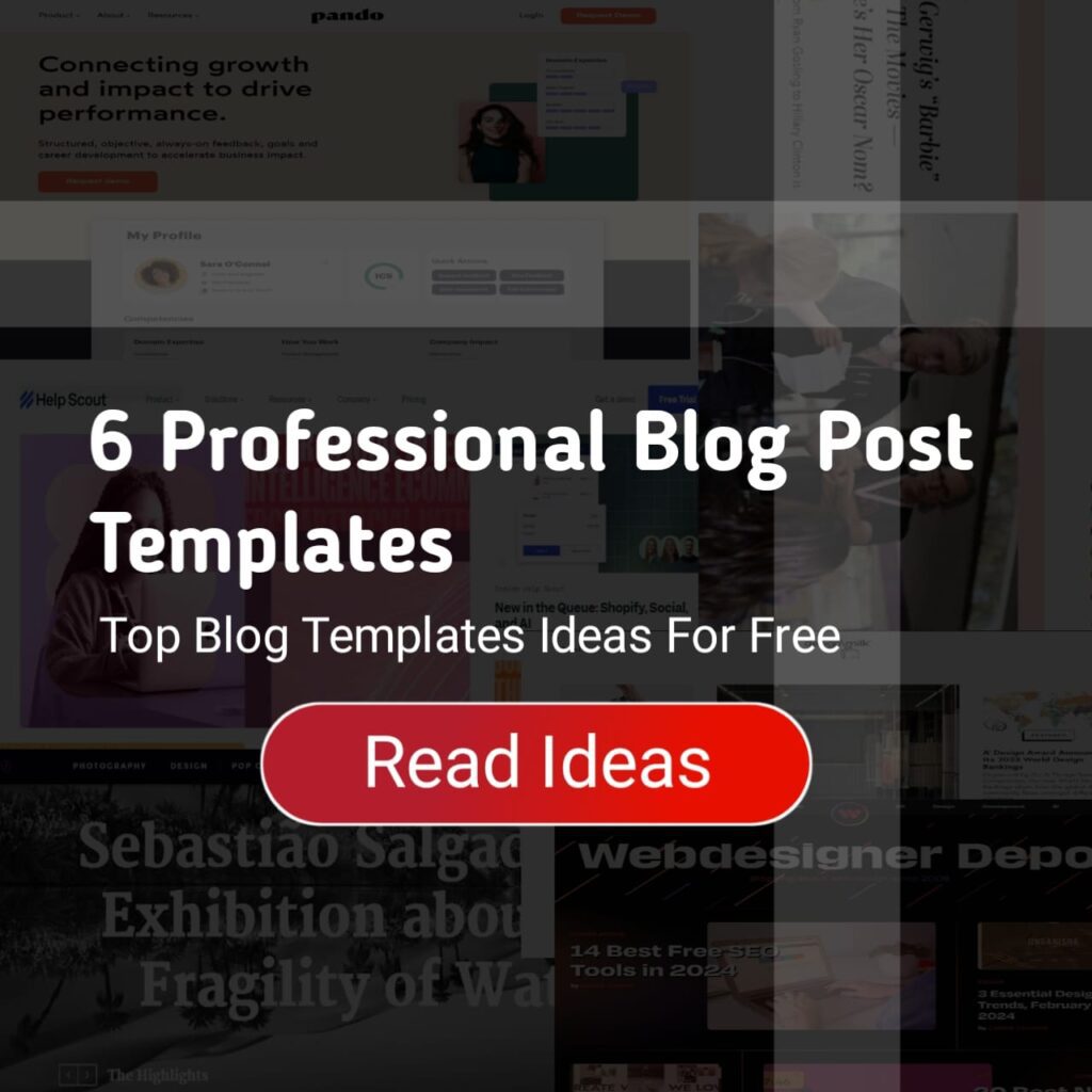 Impressive Blog Template Examples
