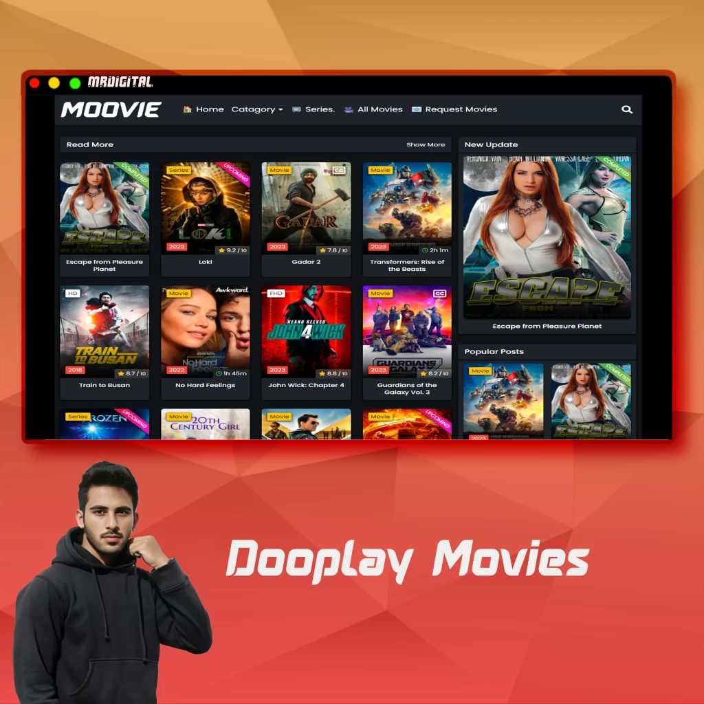 Dooplay-Moovie Blogger Premium Movie & Series Theme