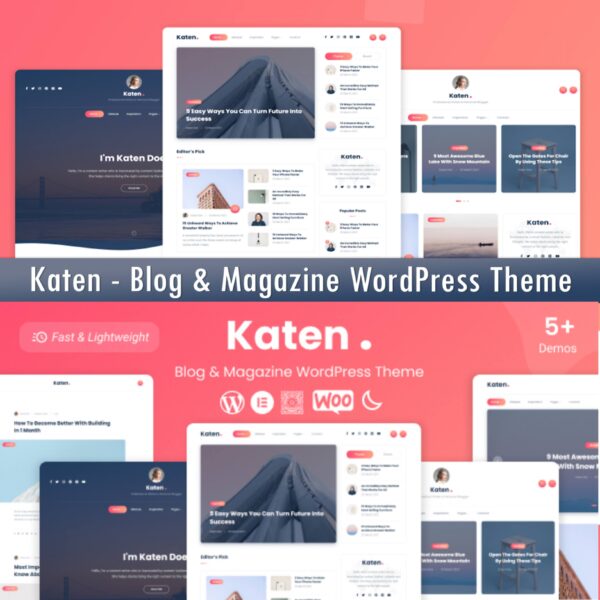 Katen - Blog & Magazine WordPress Theme