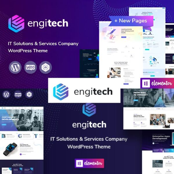 Engitech - IT Solutions & Services WordPress Theme