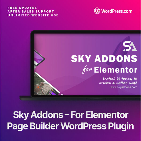 Sky Addons - for Elementor Page Builder WordPress Plugin