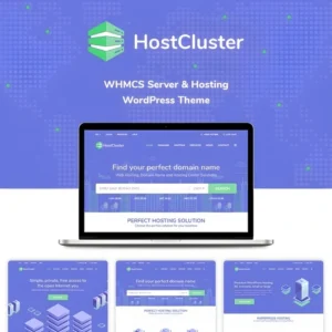 HostCluster - WHMCS Hosting WordPress Theme