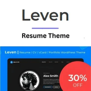 Leven - Resume Theme