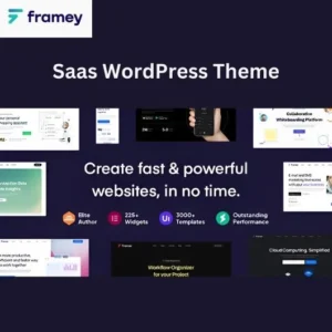 Framey - Startup & SaaS WordPress Theme