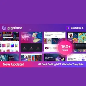Gigaland - NFT Marketplace WordPress Theme