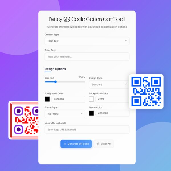 New Fancy QR Code Generator WordPress Plugin - Image 2