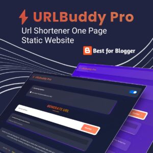 Url Buddy Pro - One Page Url Shortener Static Website
